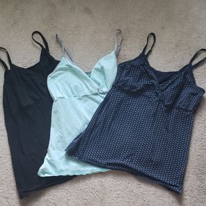 SOLD - Lot of 3 nursing camis